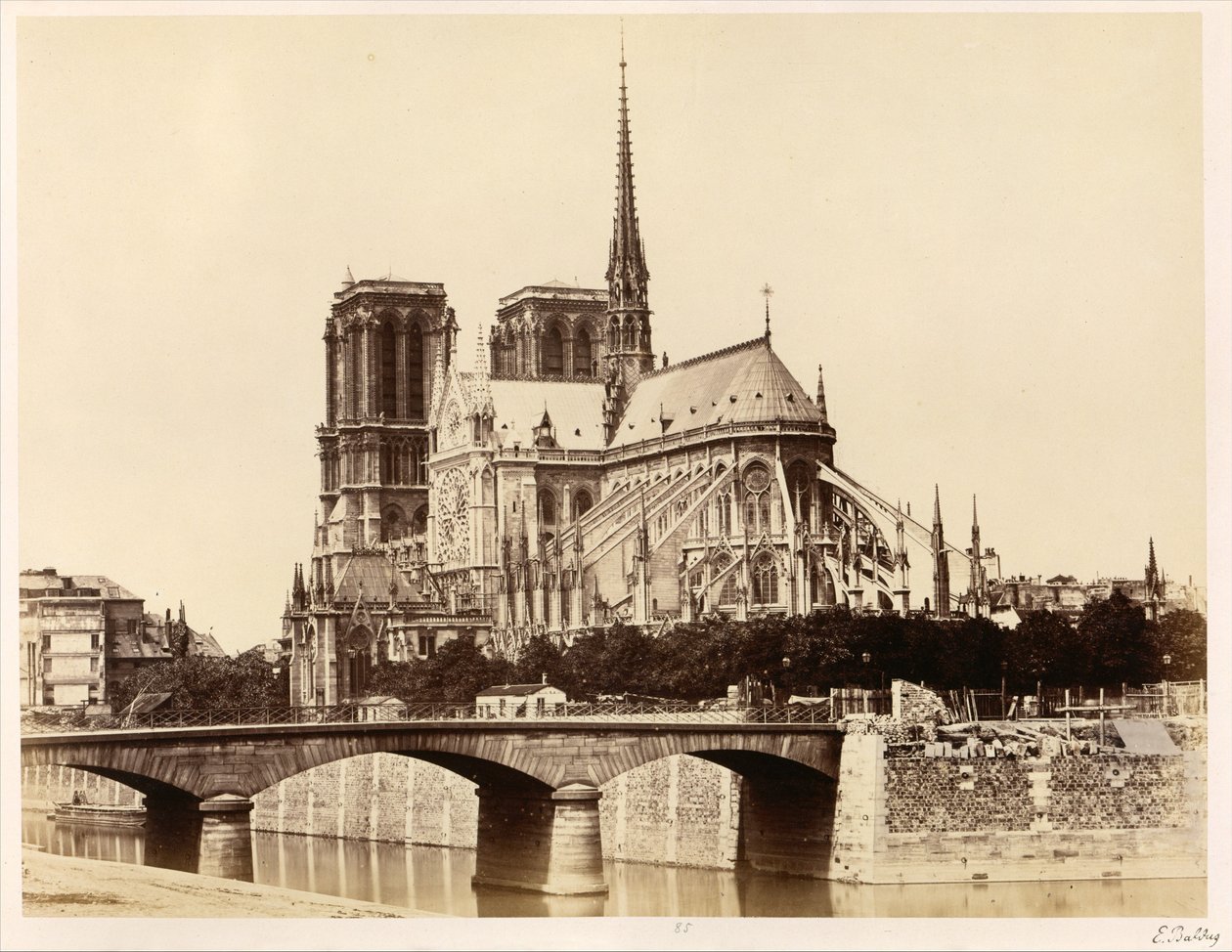 Notre-Dame (Abside) da Édouard Baldus