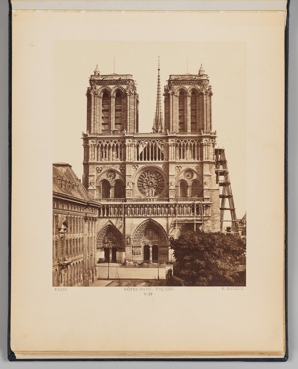 Notre-Dame (facciata) da Édouard Baldus