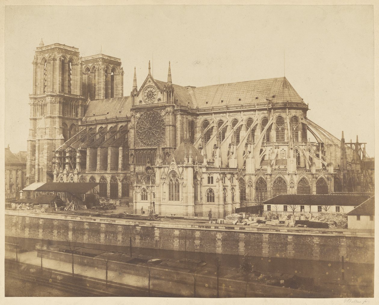 Cattedrale di Notre-Dame da Édouard Baldus
