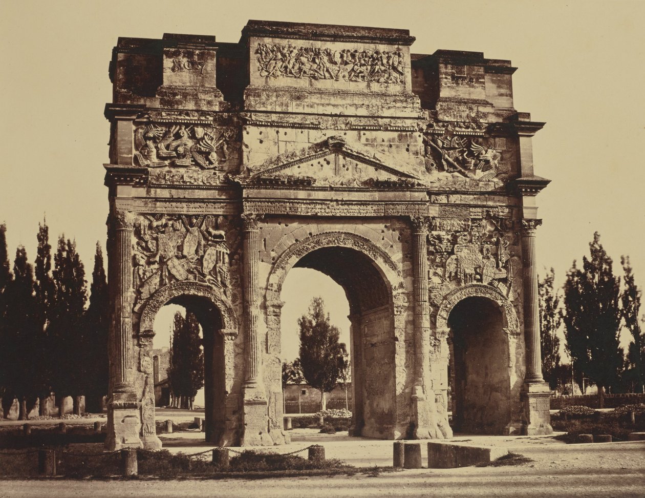 Arancione. Fiocco antico da Édouard Baldus