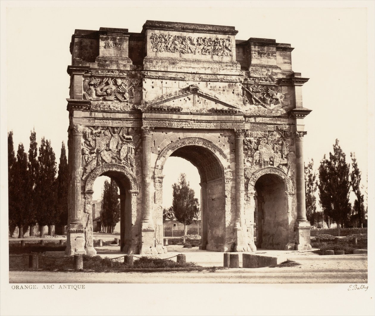 Orange, arco antico da Édouard Baldus