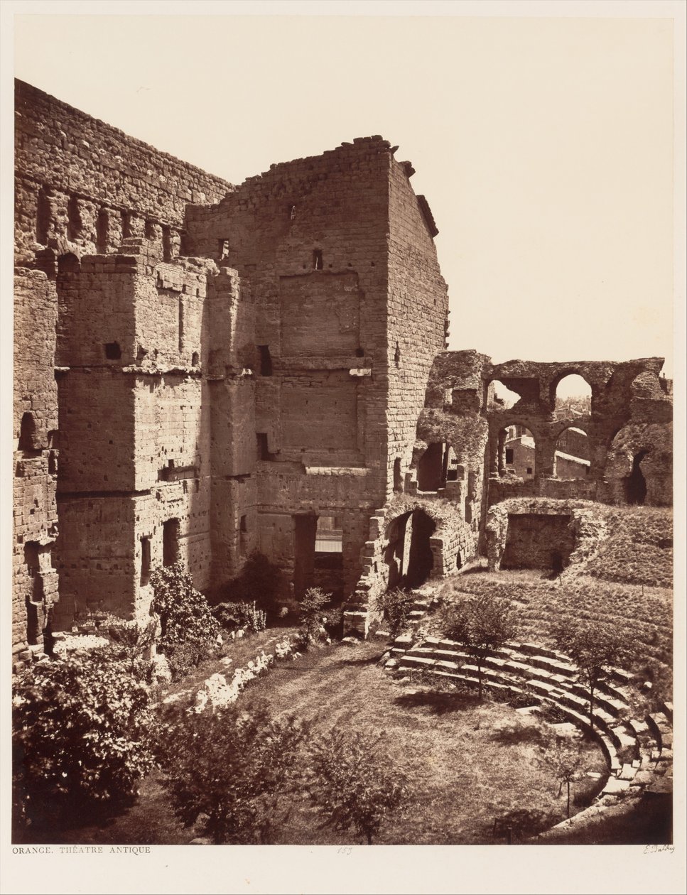 Orange, teatro antico da Édouard Baldus