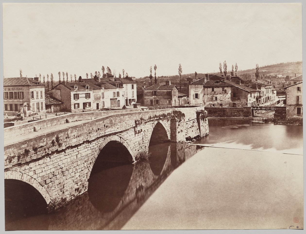 Périgueux. Il ponte Tournepiche, lato a monte da Édouard Baldus