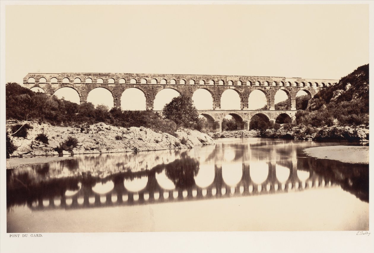 Pont du Gard da Édouard Baldus