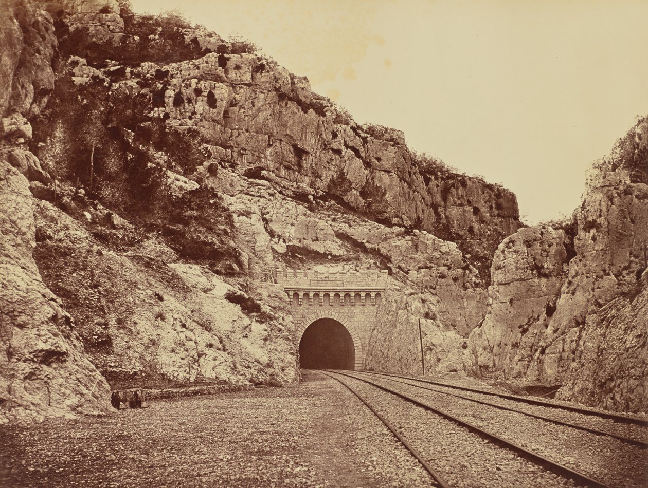 Galleria della Nerthe da Édouard Baldus