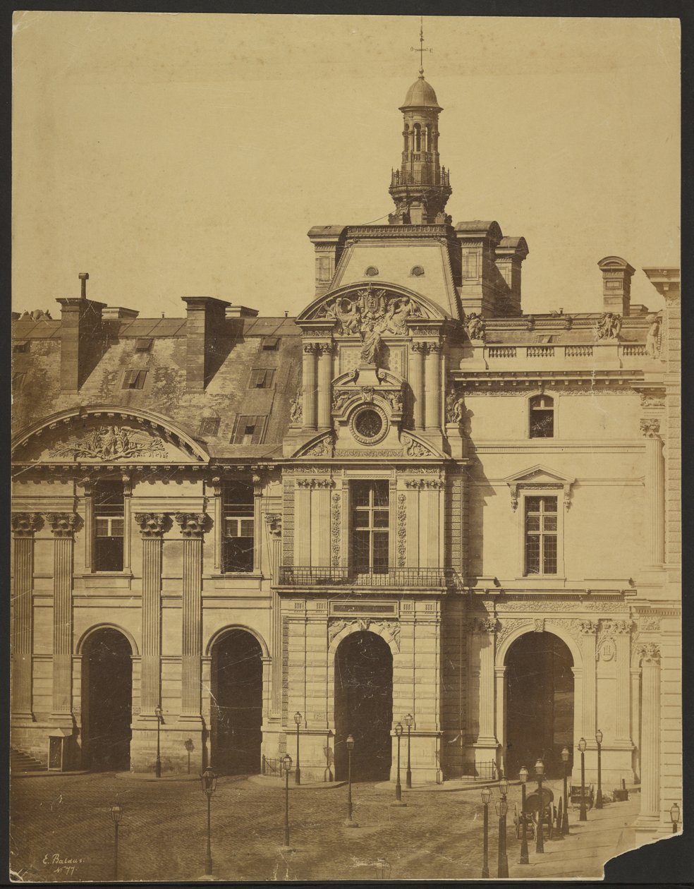 [Il Louvre, Padiglione di Rohan] da Édouard Baldus