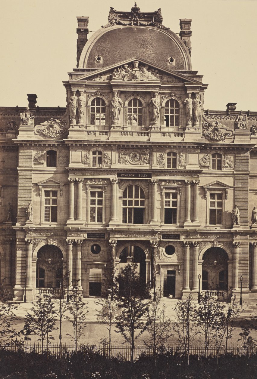 [Il Padiglione Sully, Louvre, Parigi] da Édouard Baldus