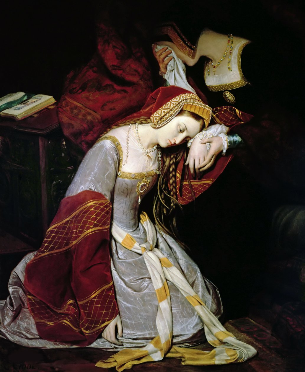 Anna Bolena nella Torre di Londra da Edouard Cibot