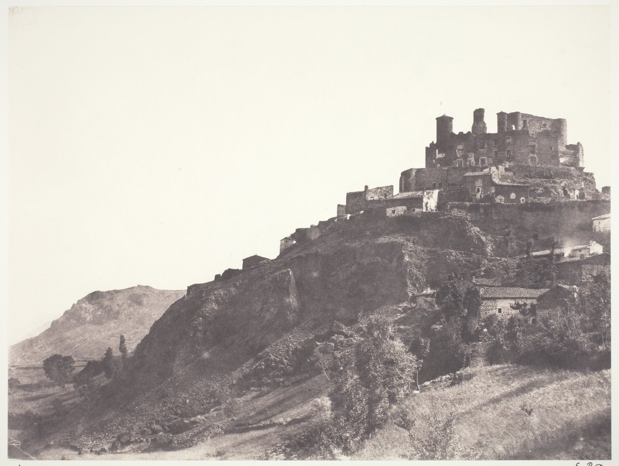 Chateau de Murol in Alvernia da Edouard Denis Baldus