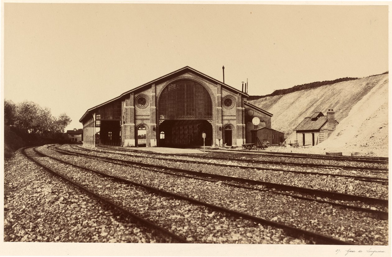 Stazione di Longueau da Edouard Denis Baldus