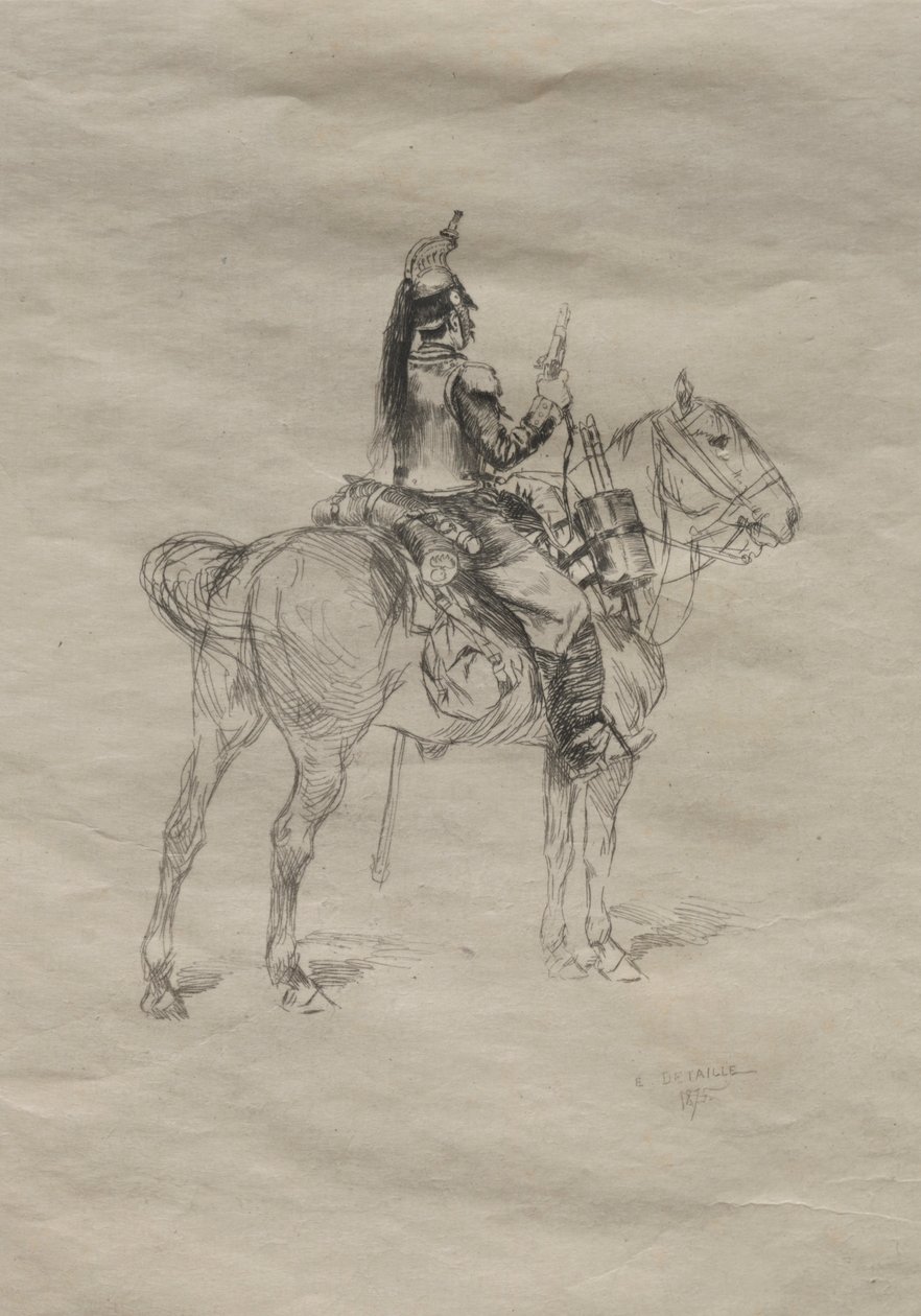 Il cavaliere, 1875 da Jean Baptiste Edouard Detaille