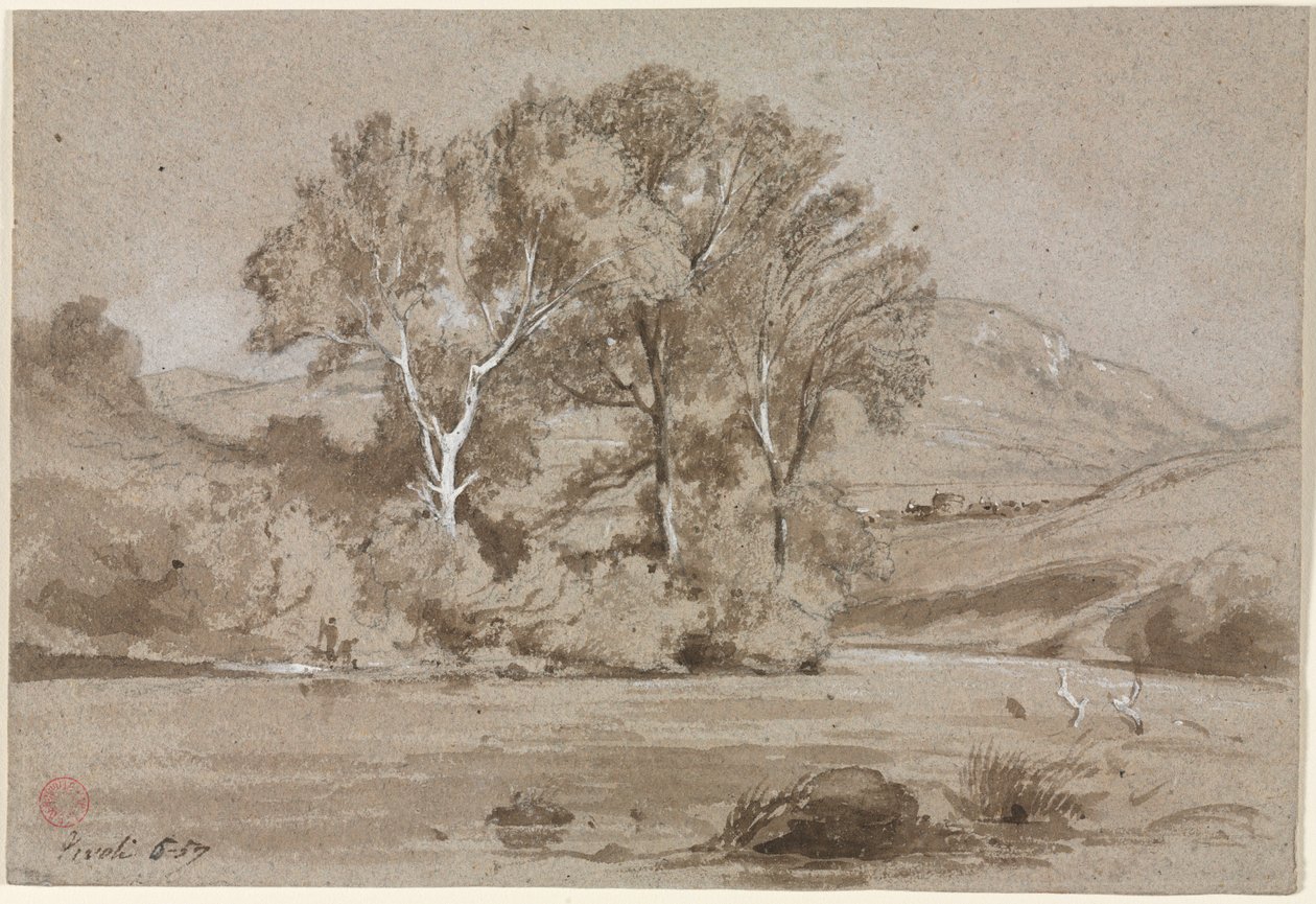 Vista vicino a Tivoli (Vue prise à Tivoli) da Edouard Detaille