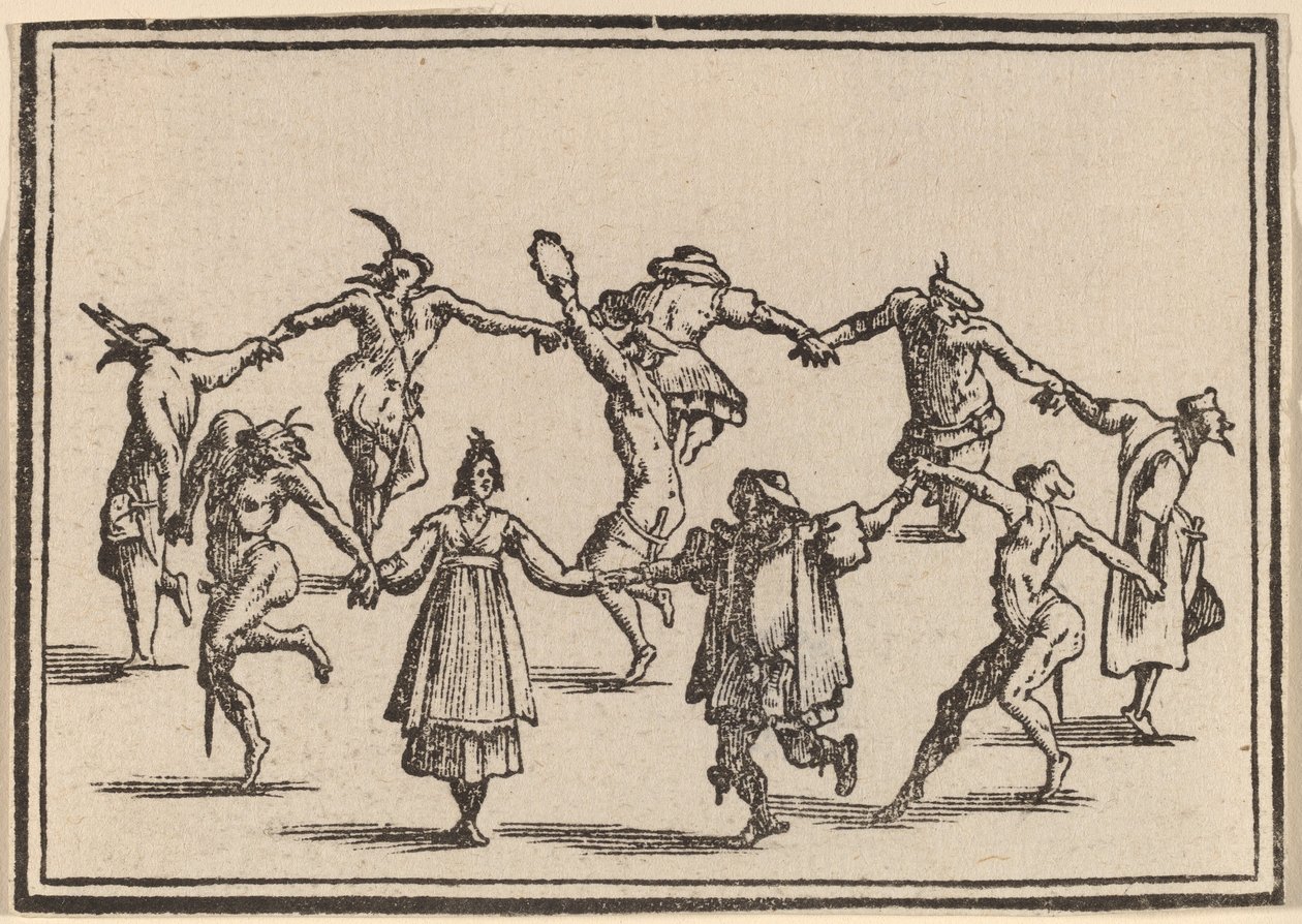 La danza da Edouard Eckman after Jacques Callot