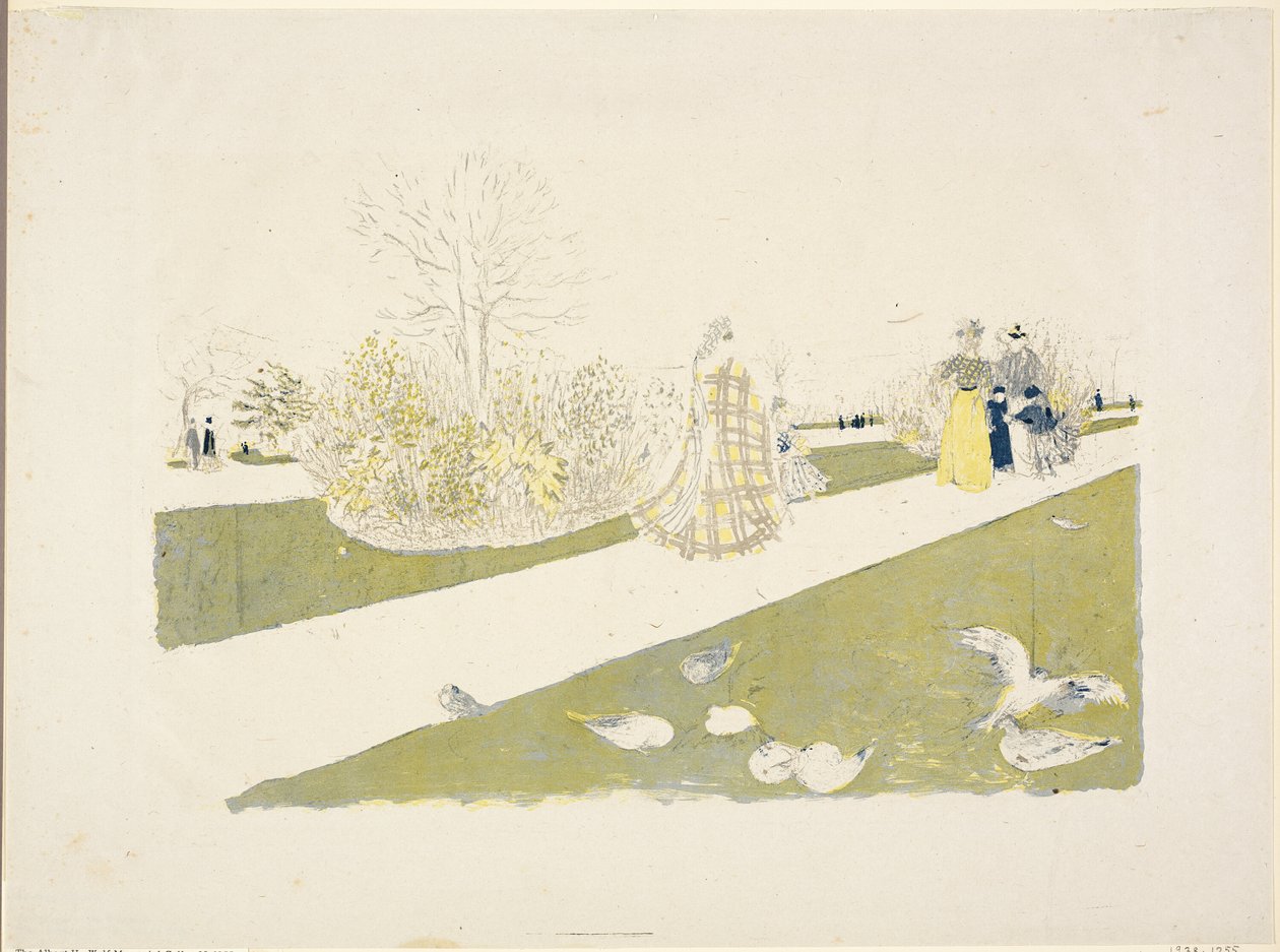Il giardino delle Tuileries da Édouard Jean Vuillard