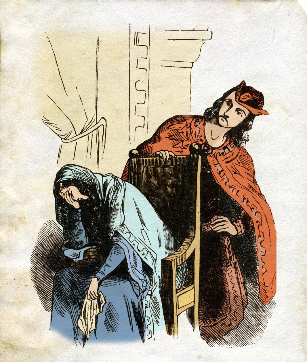 Illustrazione per Ivanhoe (acquaforte) da Edouard & Lix Theodore (1830-1897) Frere