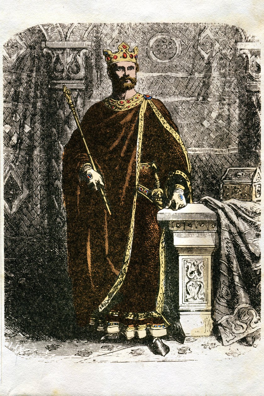 Illustrazione per Ivanhoe (acquaforte) da Edouard & Lix Theodore (1830-1897) Frere