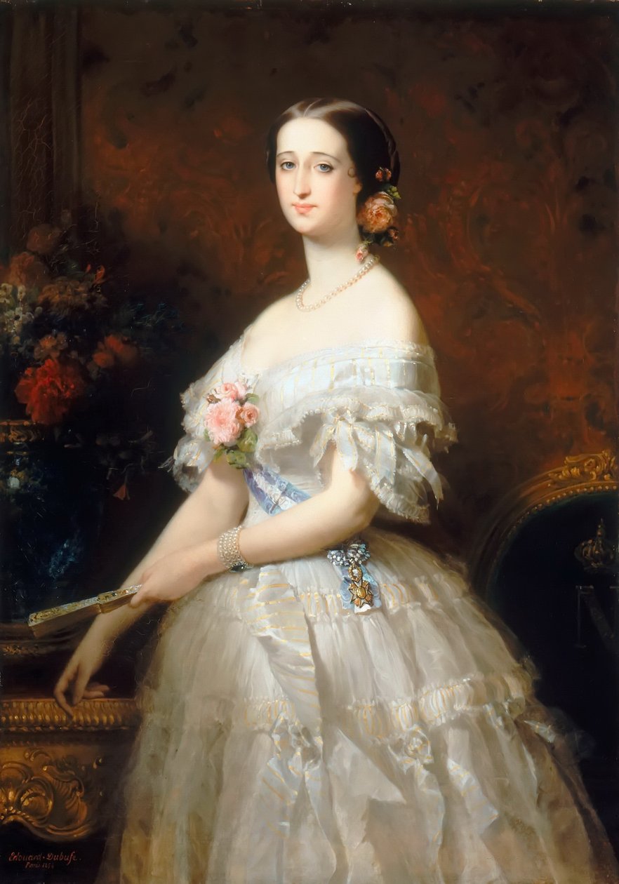 Eugenia de Montijo, imperatrice dei francesi da Edouard Louis Dubufe