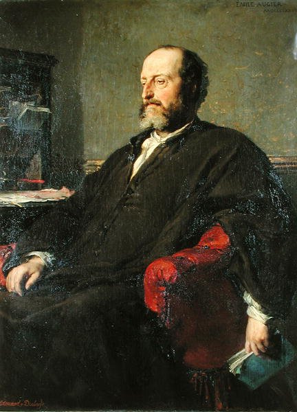 Guillaume Victor Emile Augier (1820-89) 1877 da Edouard Louis Dubufe