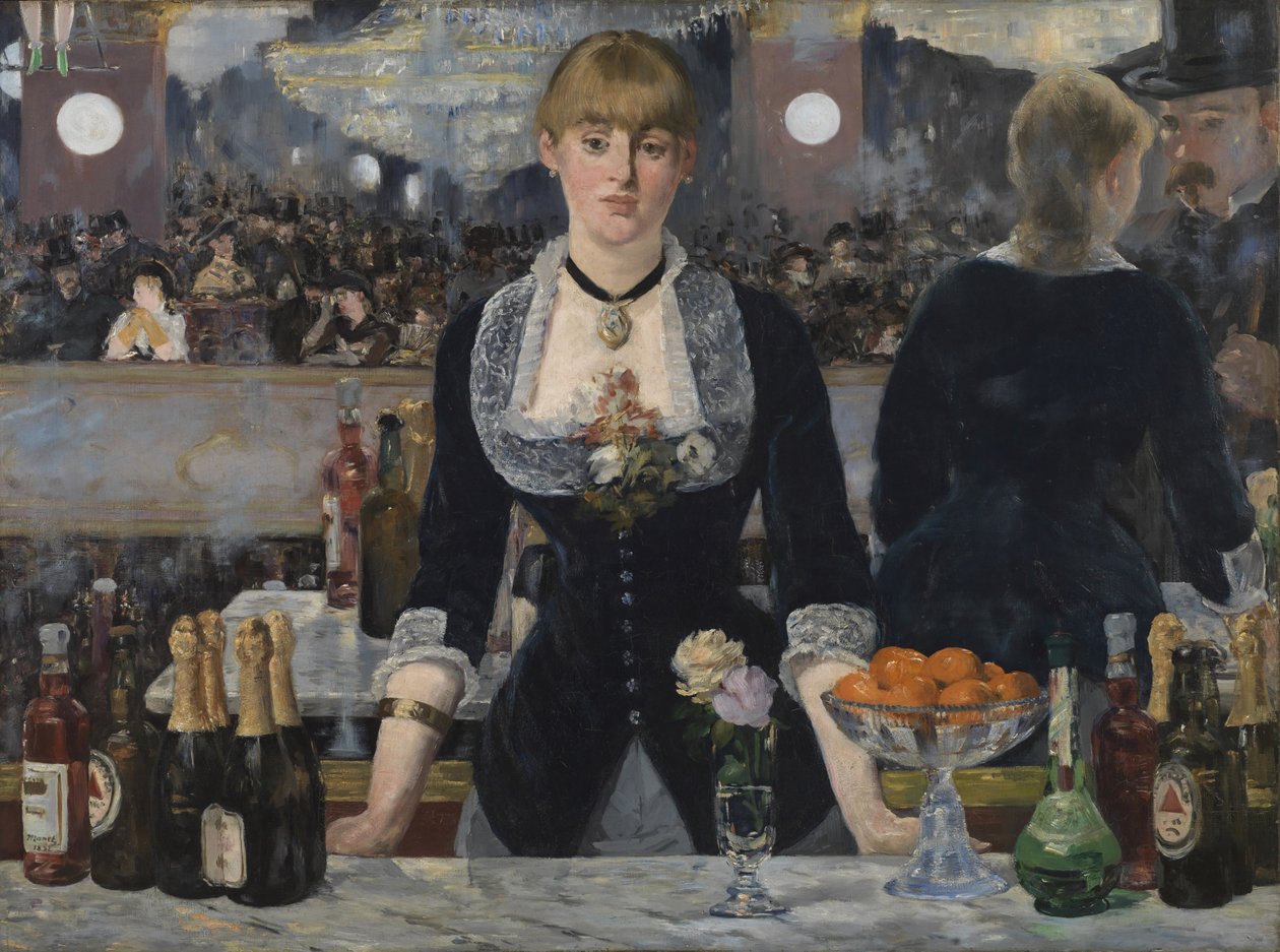Un bar alle Folies-Bergère, 1881-82 da Édouard Manet