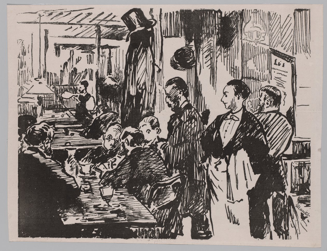 Al caffè da Édouard Manet