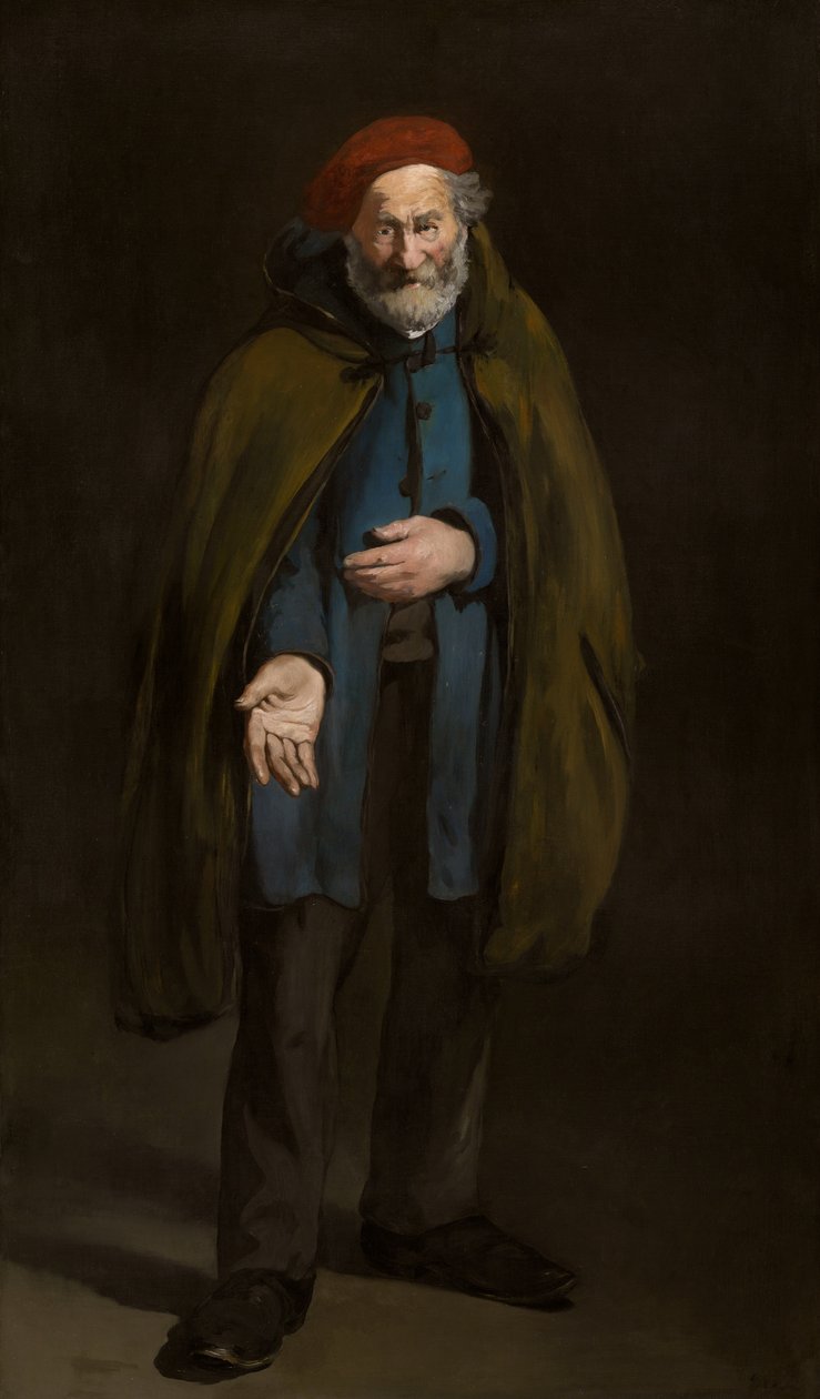 Mendicante con un montgomery (Filosofo) da Édouard Manet