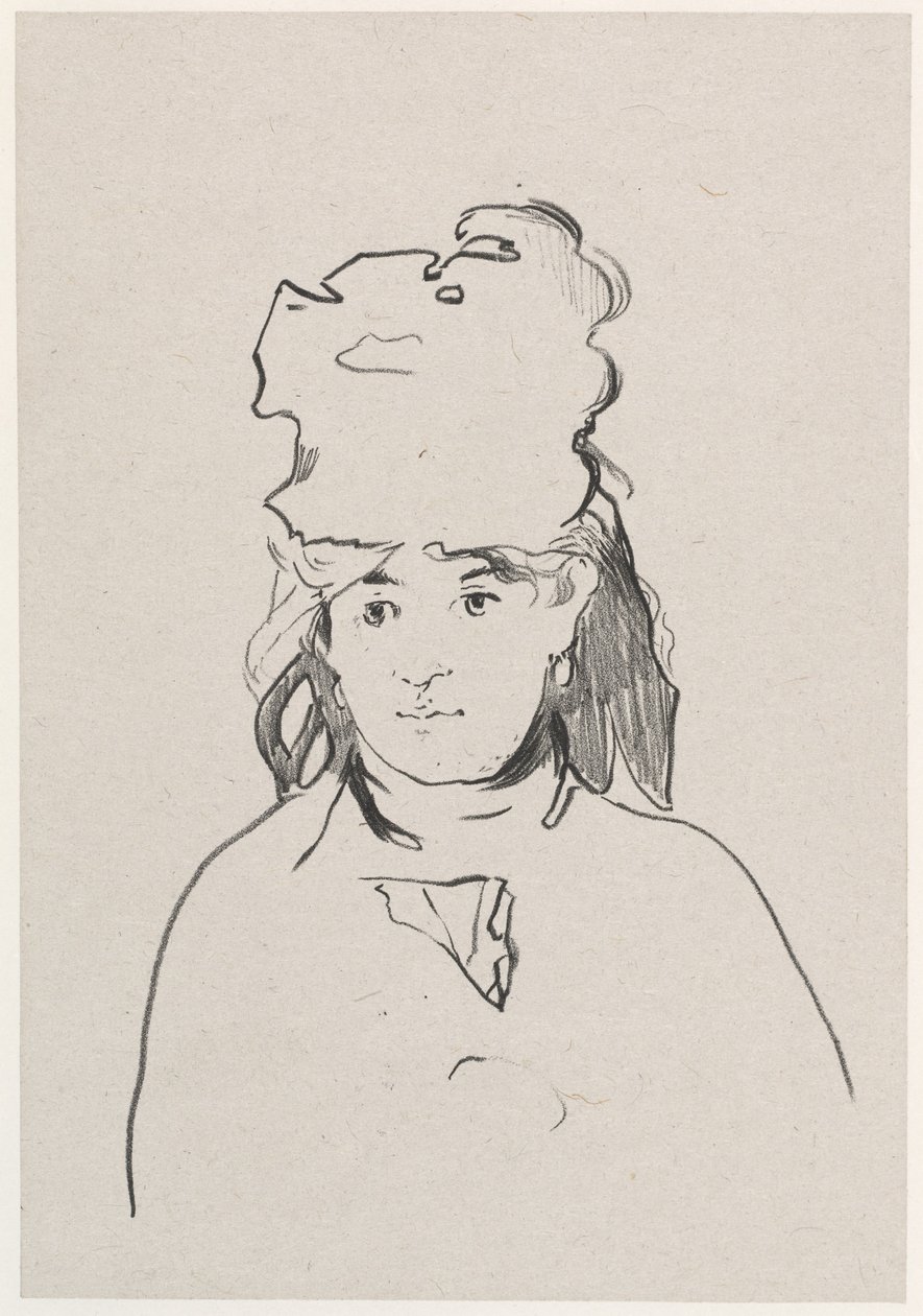 Berthe Morisot, 1872 da Édouard Manet