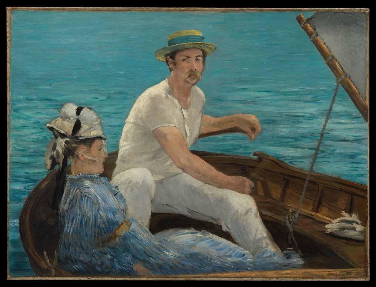 In barca da Édouard Manet