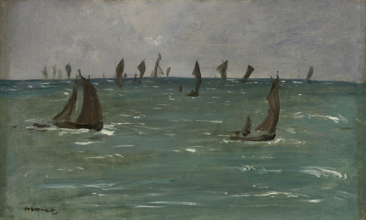 Barche a Berck-sur-Mer da Édouard Manet