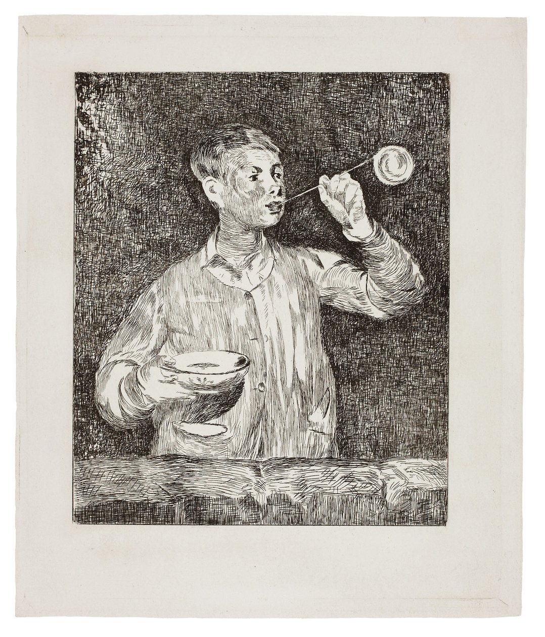 Ragazzo che soffia bolle di sapone da Édouard Manet