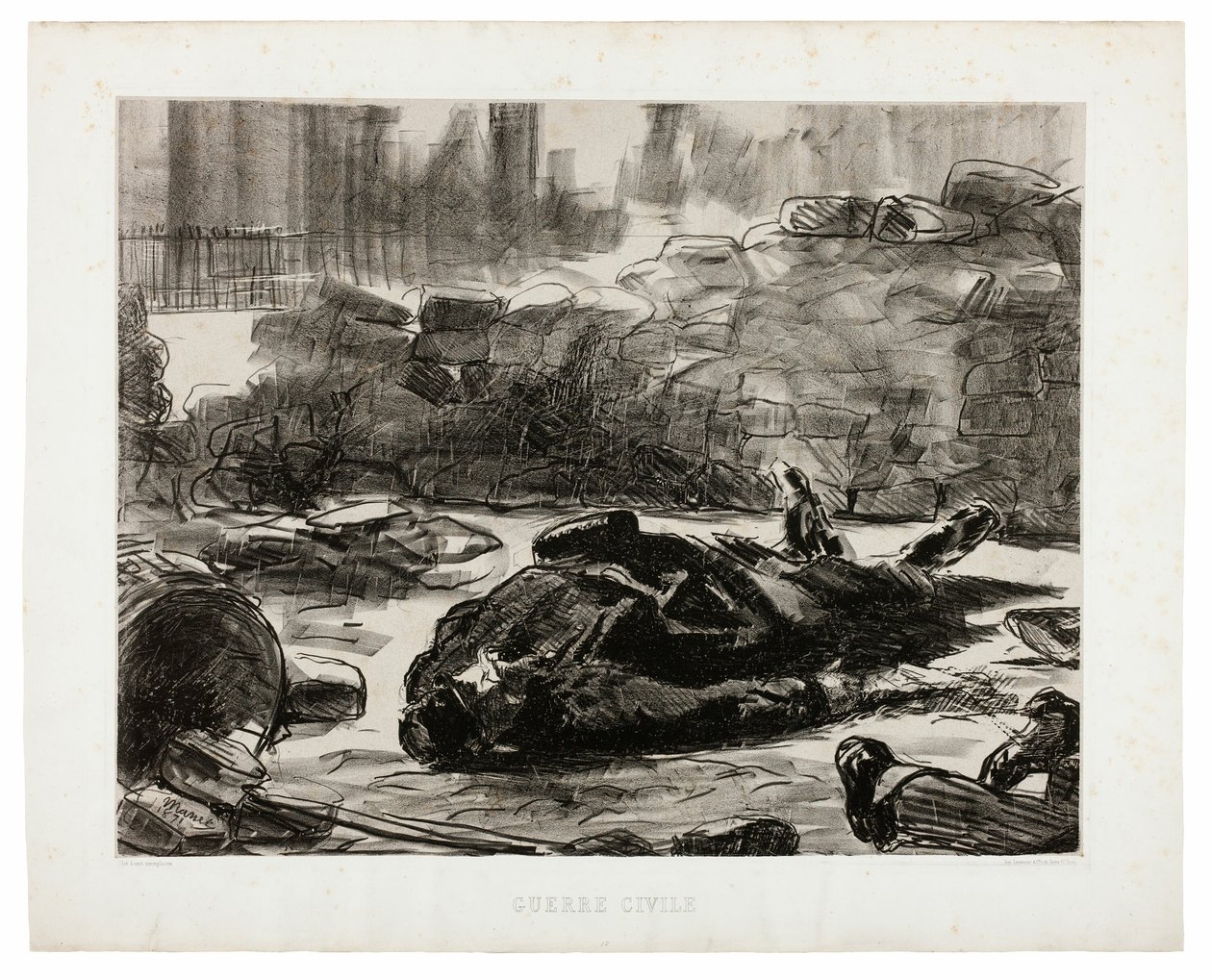 Guerra civile da Édouard Manet