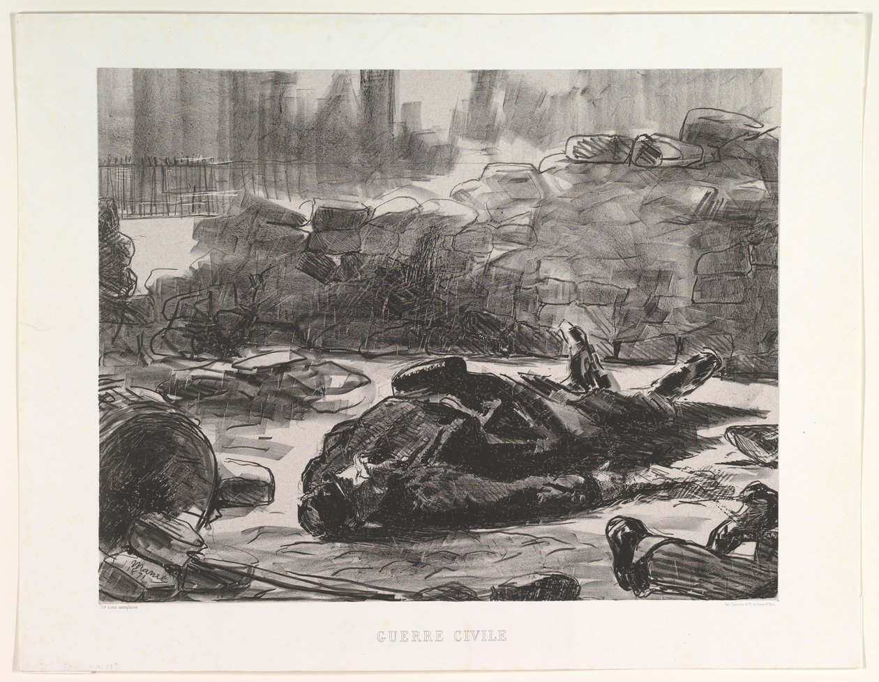 Guerra Civile da Édouard Manet