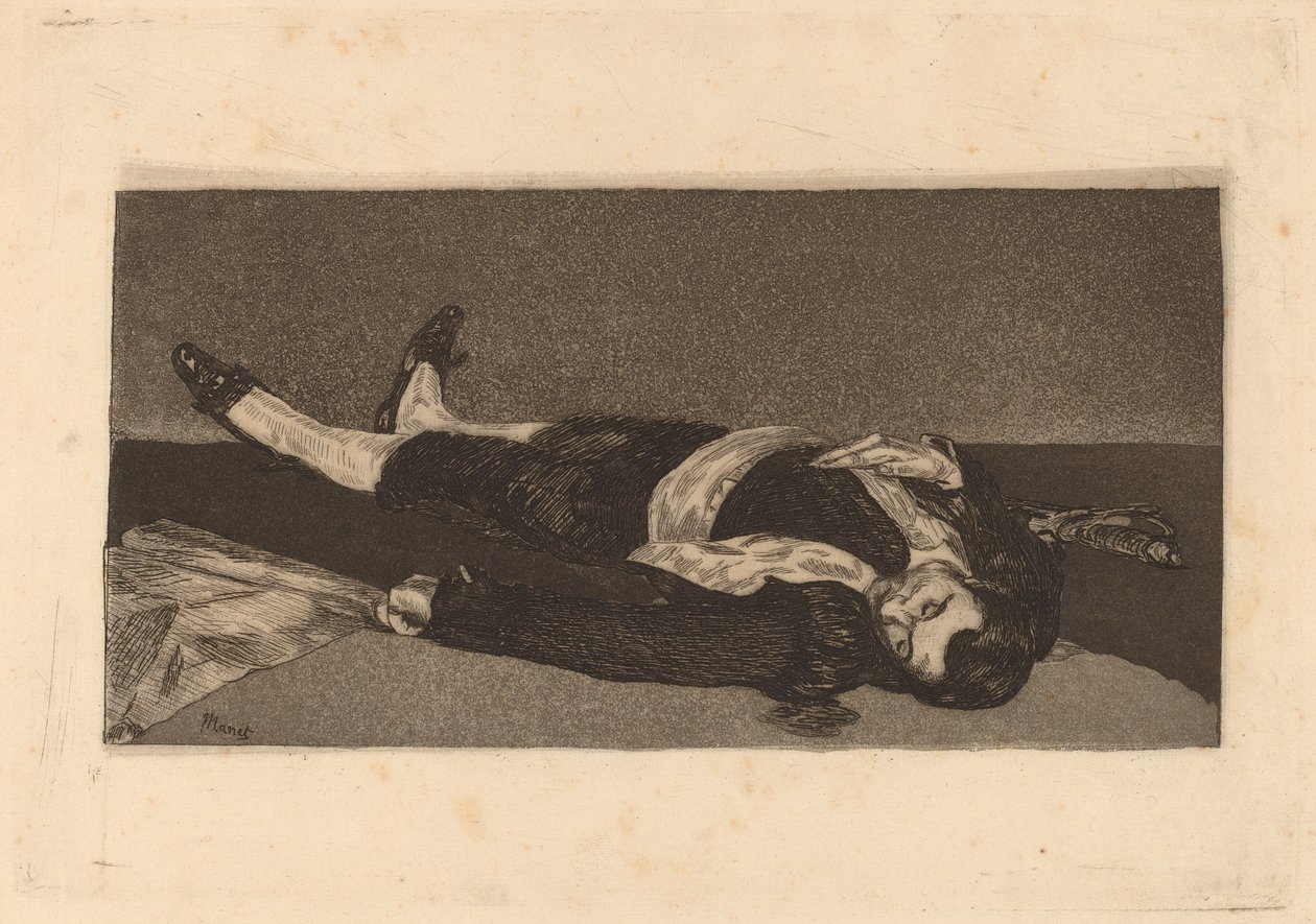 Toreador morto, 1868 da Édouard Manet