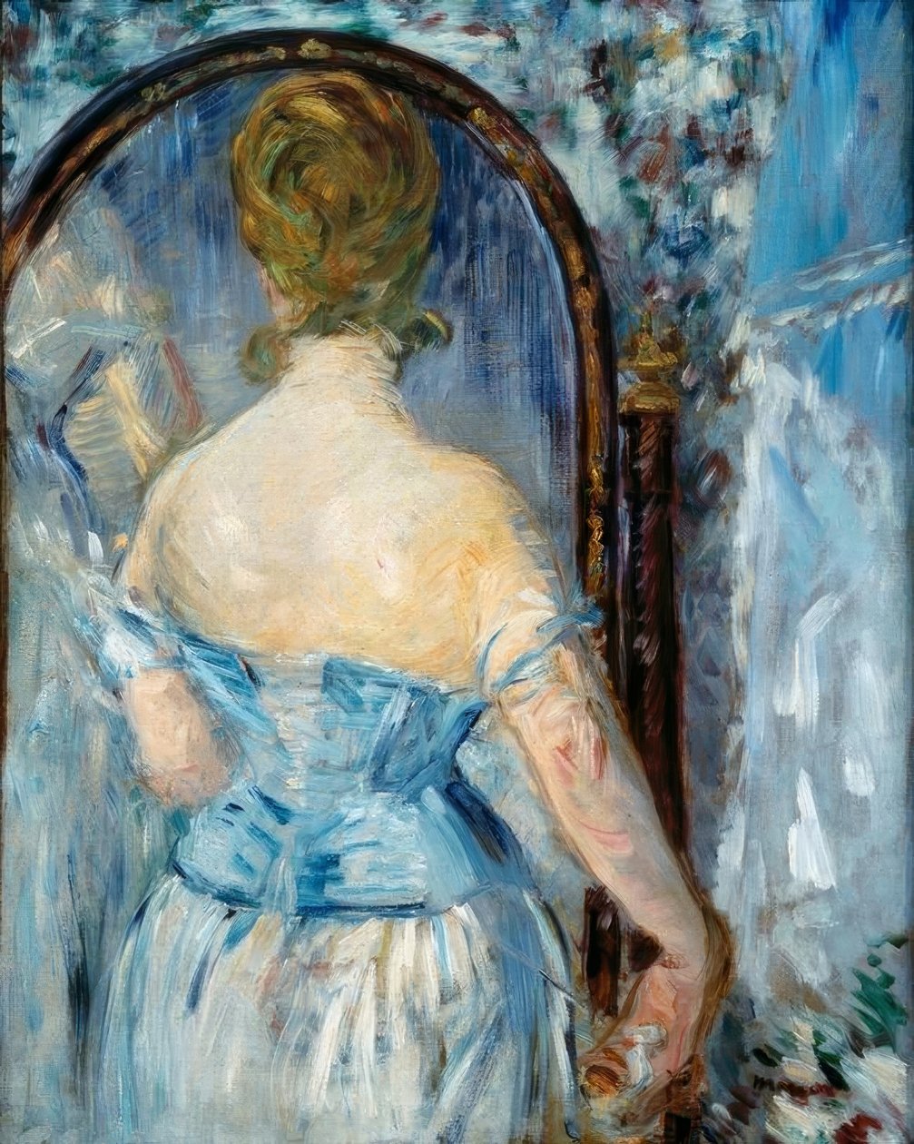 Davanti allo specchio da Édouard Manet