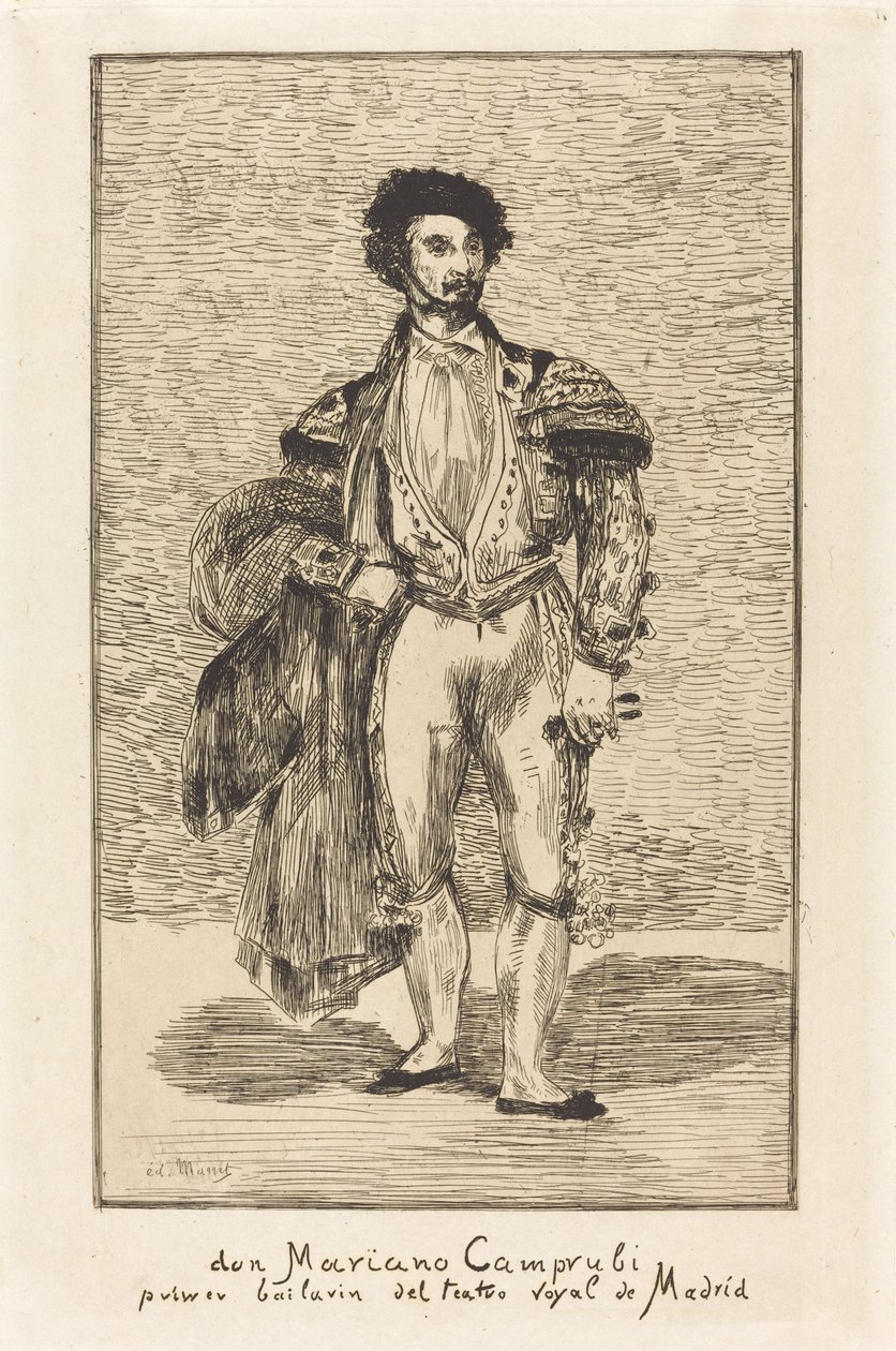 Don Mariano Camprubi Le Bailarin, 1862 da Édouard Manet