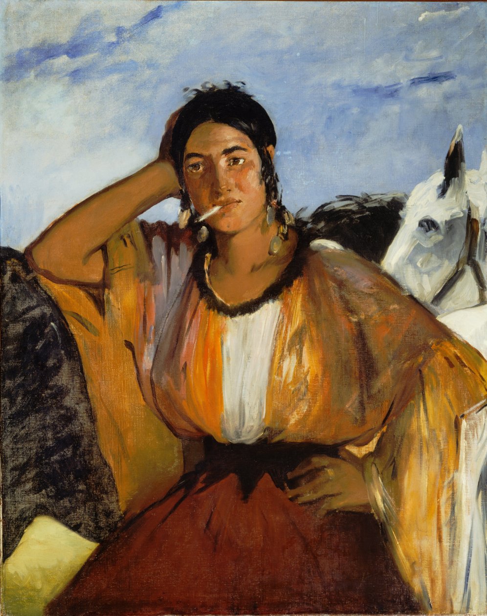 Zingara con una sigaretta da Édouard Manet