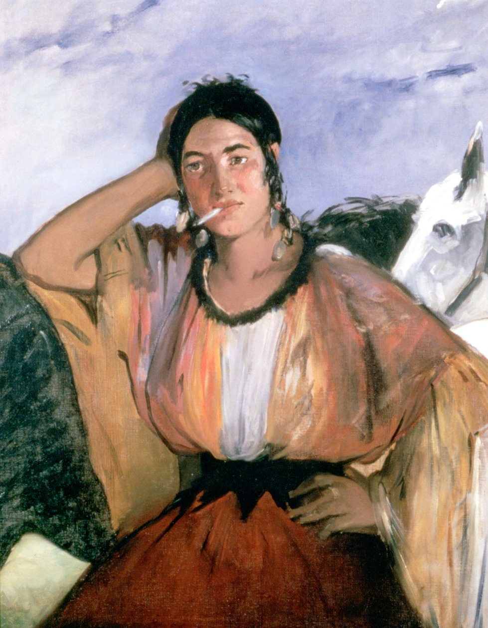 Zingara con sigaretta, 1862 da Édouard Manet