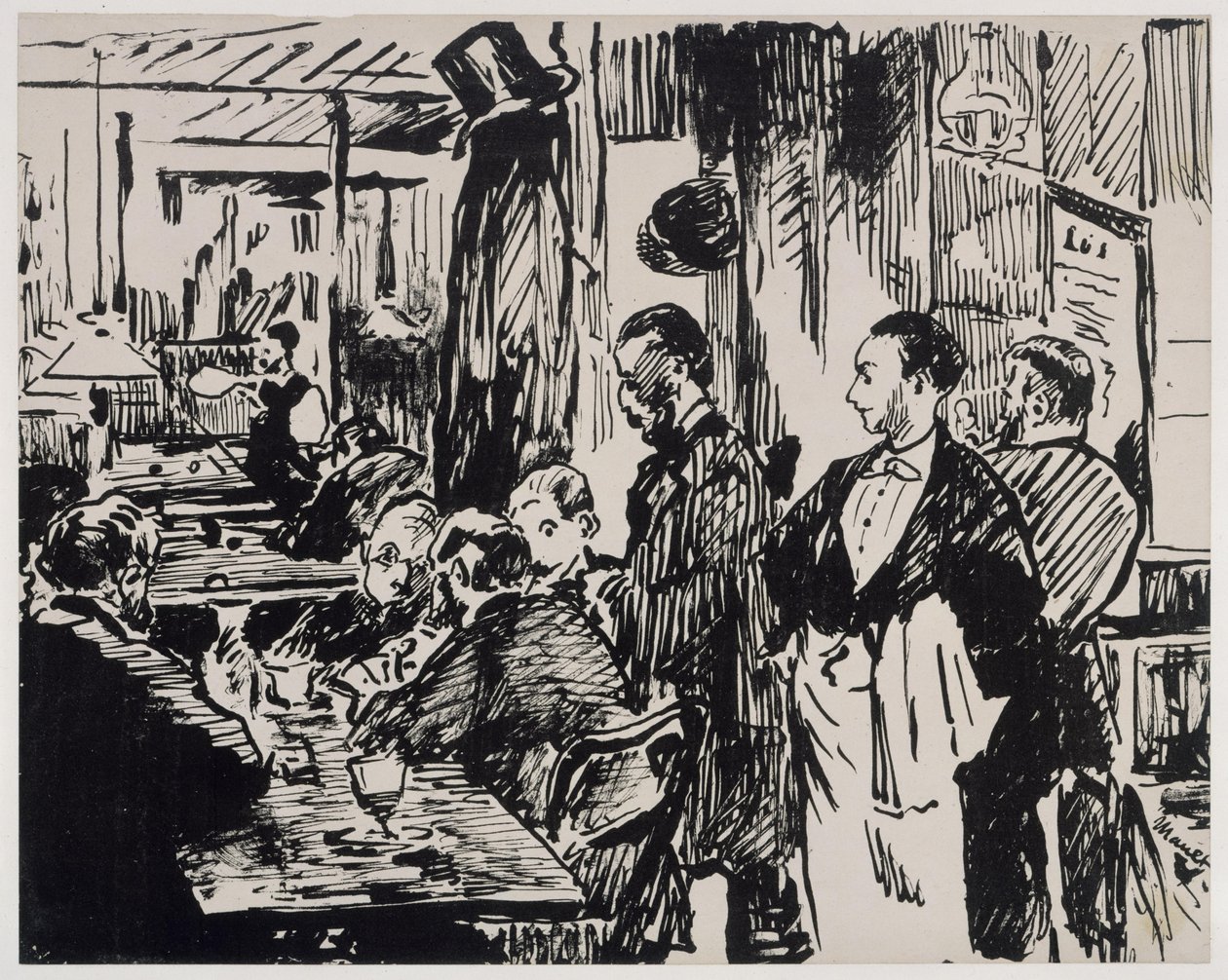 Al bar - Au Café (1ª versione) da Édouard Manet