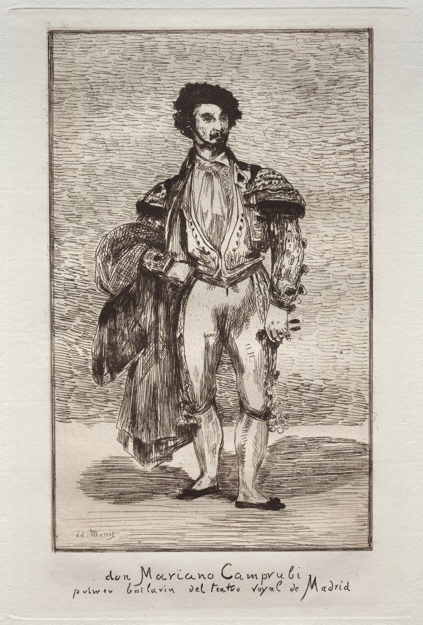 Il ballerino (Don Mariano Camprubi) da Édouard Manet