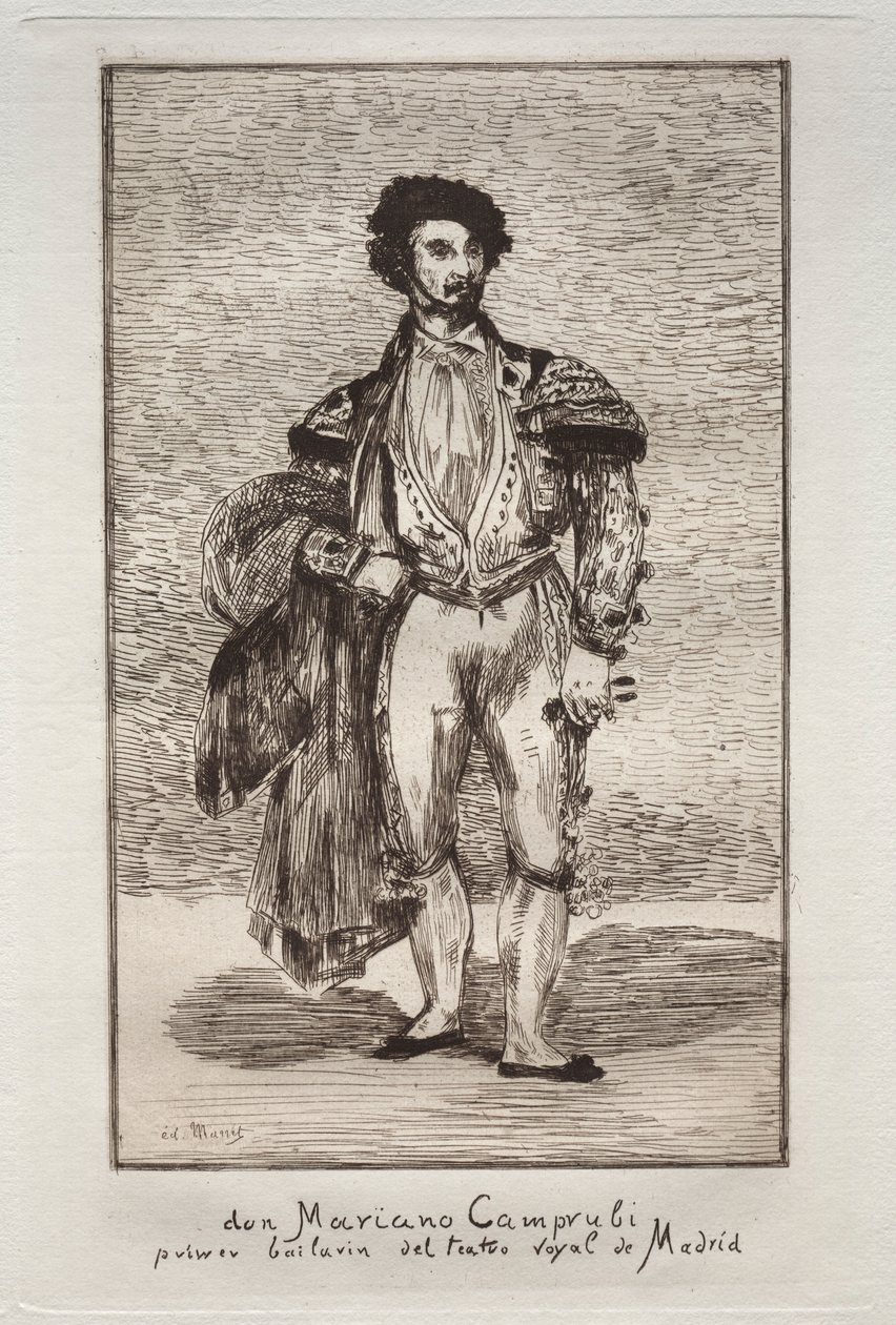 Il ballerino Don Mariano Camprubi da Édouard Manet