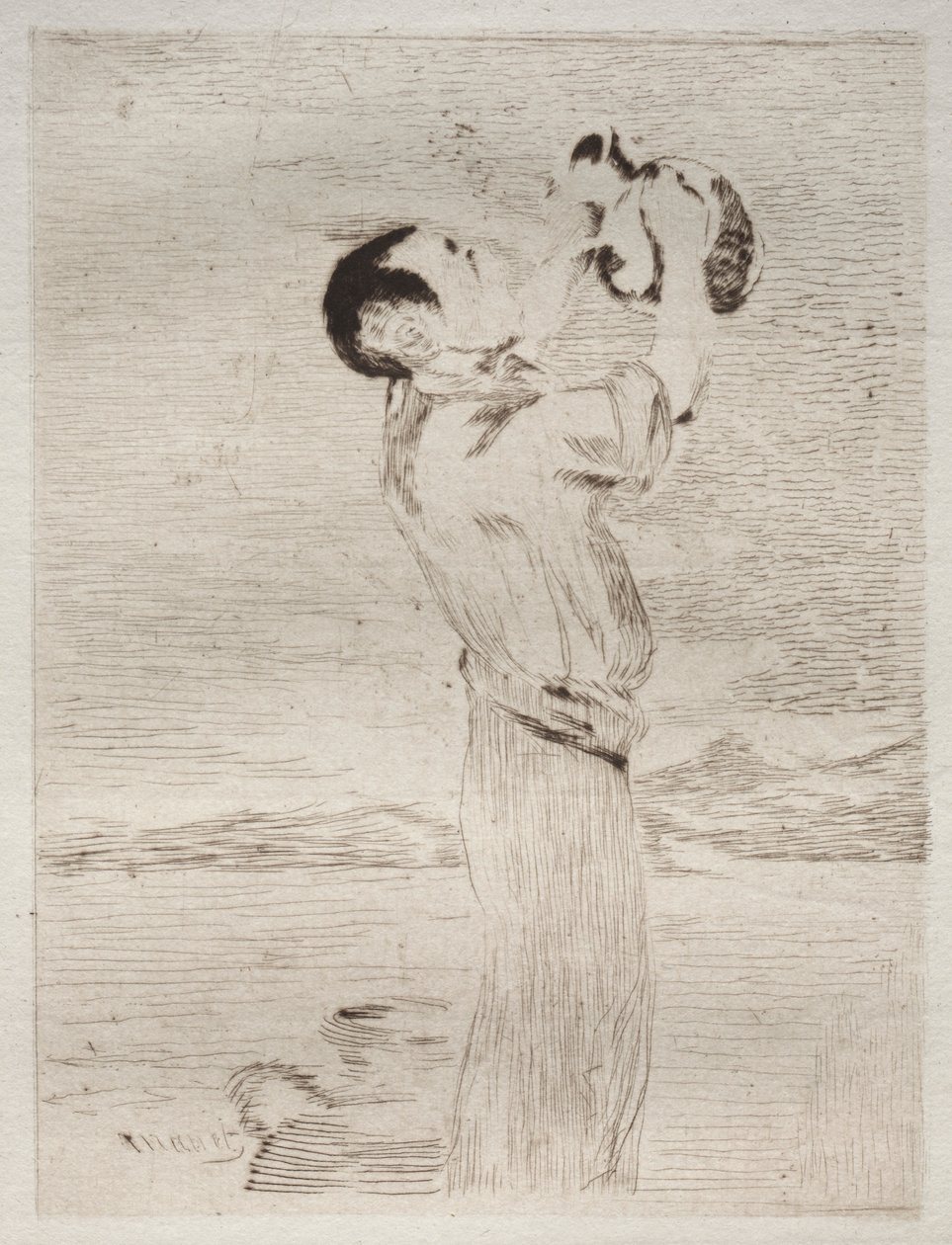Le Boveur deau da Édouard Manet