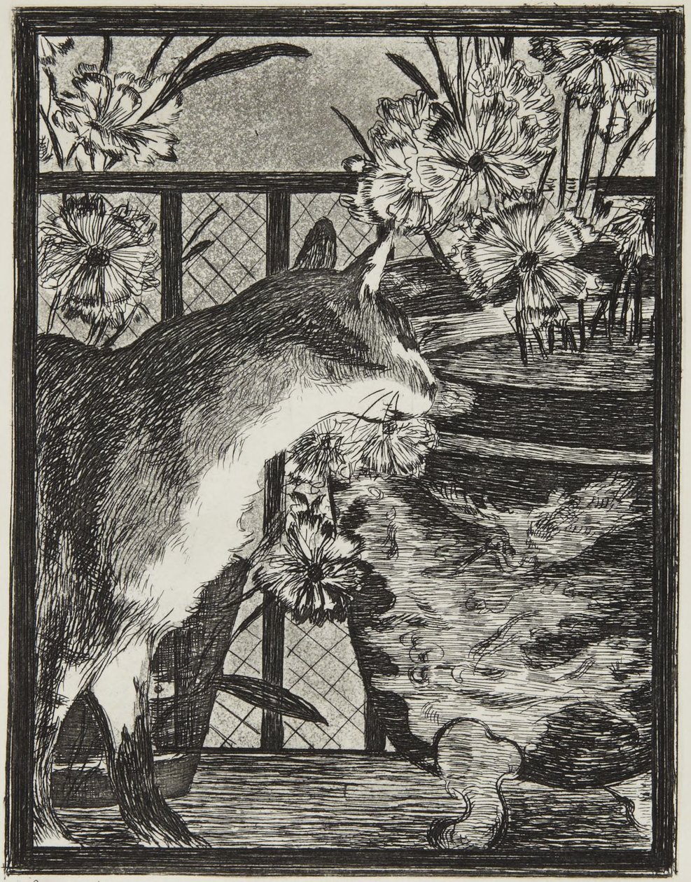 Il gatto e i fiori (The Cat and the Flowers) da Édouard Manet