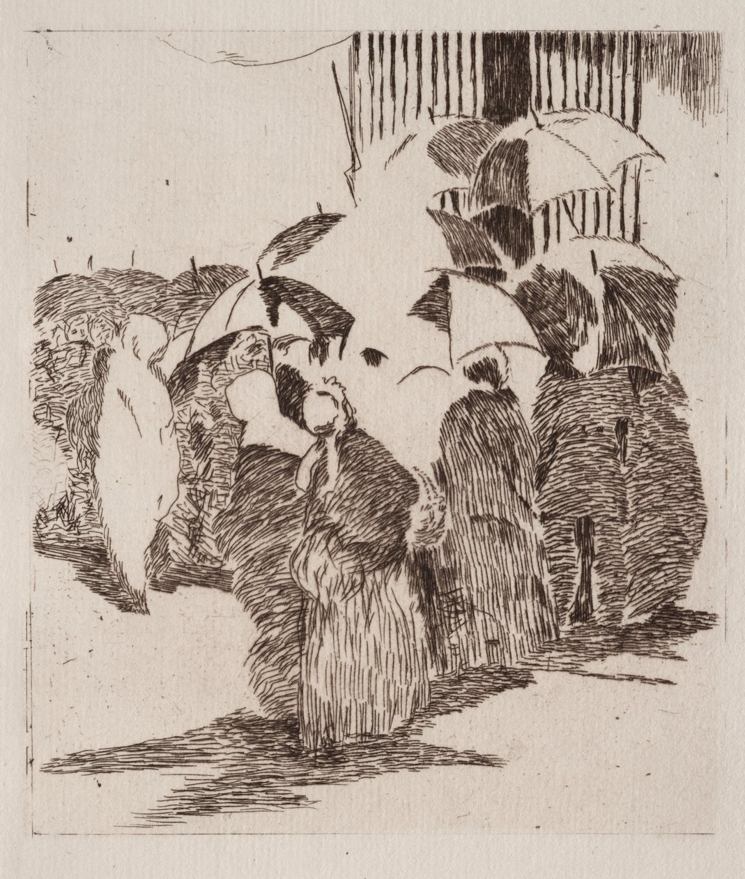 Fila davanti alla macelleria da Édouard Manet