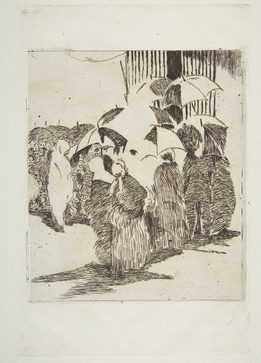 Fila davanti alla Macelleria da Édouard Manet