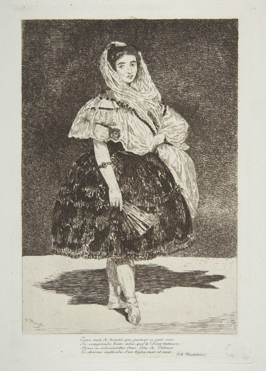 Lola di Valencia da Édouard Manet