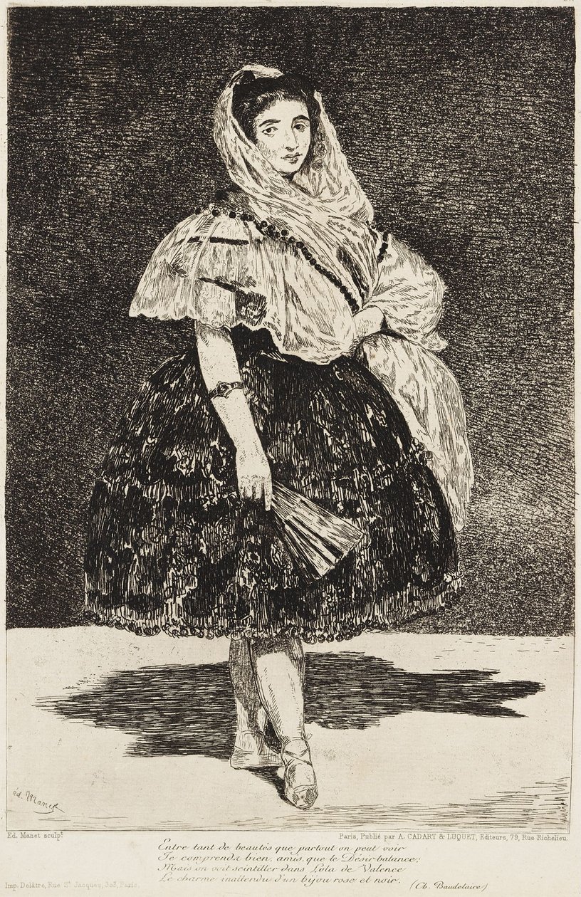 Lola de Valence da Édouard Manet