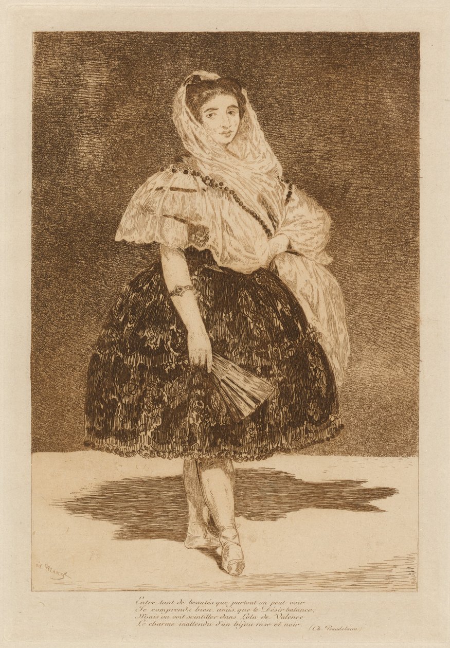 Lola de Valence, 1862 da Édouard Manet