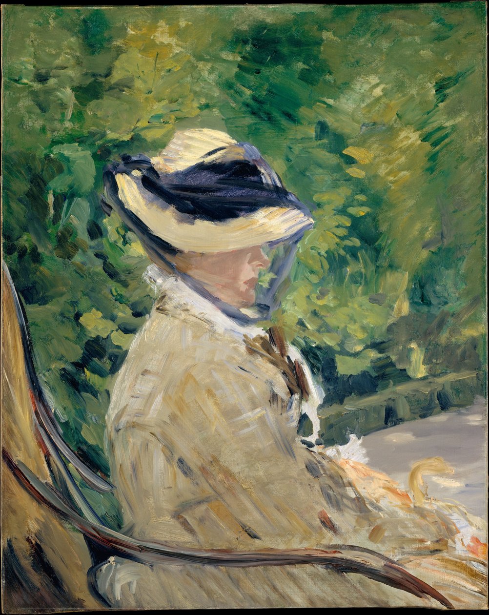 Madame Manet (Suzanne Leenhoff, 1829-1906) a Bellevue da Édouard Manet