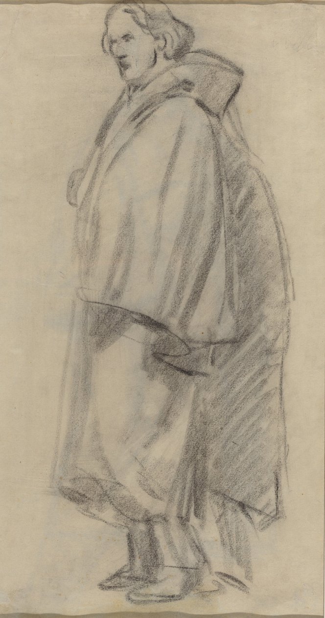 Uomo che Indossa un Mantello [verso], 1852-1858 da Édouard Manet