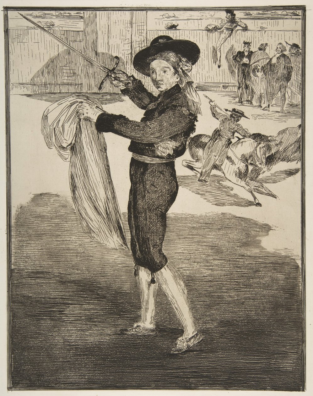 Mlle. Victorine in Costume da Espada, 1862 da Édouard Manet