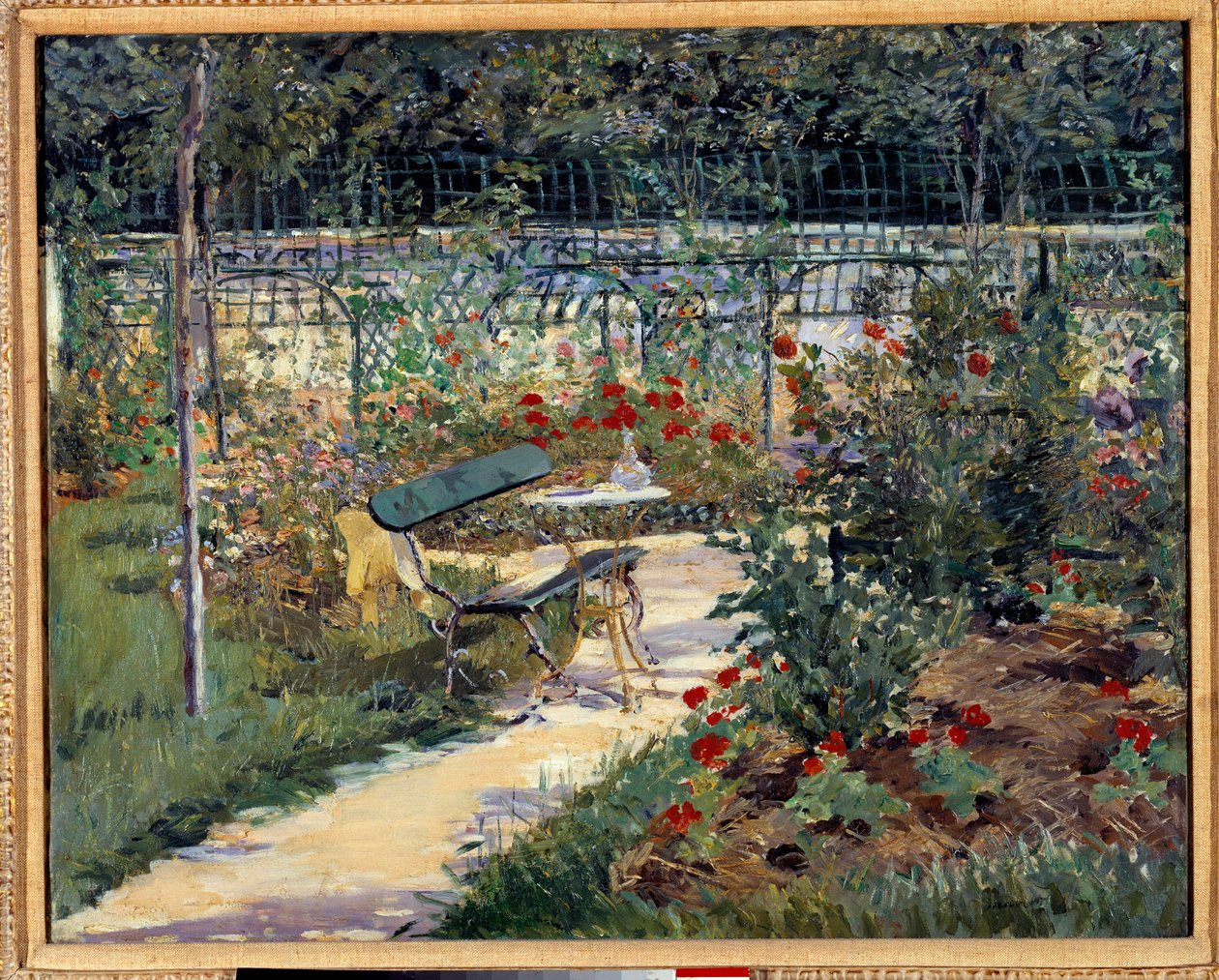 Il mio giardino, la panchina da Édouard Manet